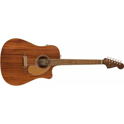 Fender Ltd Edition Redondo Player Electro-Acoustic Guitar, All Mahogany características