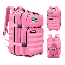 ELITRAINX Mochila 25L Táctica Militar Bandera España Impermeable para Deporte, Cabina Avión, Gimnasio, Aire Libre, CrossTraining (Rosa) en oferta