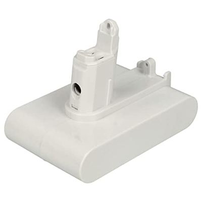 EXTENSILO Batería reemplaza Dyson 17083-3511, 17083-3009, 17083-5010 para aspiradora - Tipo B, blanco (2500 mAh, 22,2 V, Li-Ion)