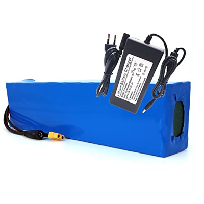 Batería De Bicicleta Eléctrica De Iones De Litio 13S3p, Paquete De Batería De Litio De 48V 15Ah Ebike Battery, con Cargador, para Scooter De Bicicleta