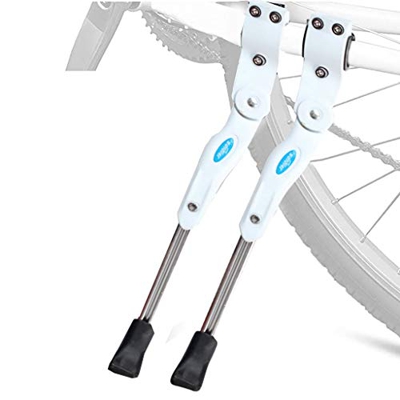 2PCS Bicycle Kickstand Universal Adjustable Mountain Road Bike Bicycle Side Kickstand Kick Stand Bicycle Parking Rack Bike Support for 22-27 Inch Bike