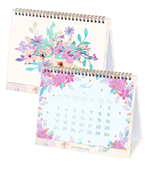 Takenote - Calendario de mesa Enero 2023 Diciembre 2023 - 26 páginas - Medidas: 23 x 18 cm - Bilingüe: Español - Inglés - Flores en oferta