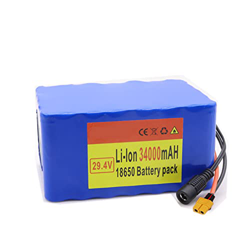 29.4V 34Ah Paquete de batería de Litio E-Bike Batería De Litio 18650 para Monociclo Eléctrico De Auto Equilibrio Scooter Hoverboard Bicicleta Eléctric características