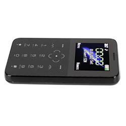 FUIK Mini Teléfono Móvil Portátil, SOYES S10P Mini Smartphone HD 5MP Cámara Digital Micro USB Cámara Trasera para Que los Niños Estudien (Negro) en oferta