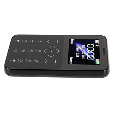 FUIK Mini Teléfono Móvil Portátil, SOYES S10P Mini Smartphone HD 5MP Cámara Digital Micro USB Cámara Trasera para Que los Niños Estudien (Negro)