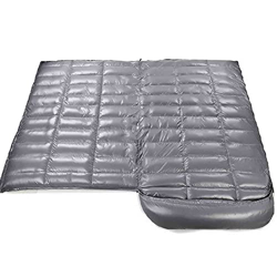 ANUGU Saco de Dormir Doble - Saco de Dormir Impermeable de tamaño Queen Buen Peso Ligero para Acampar Clima Fresco Mochileros Senderismo características