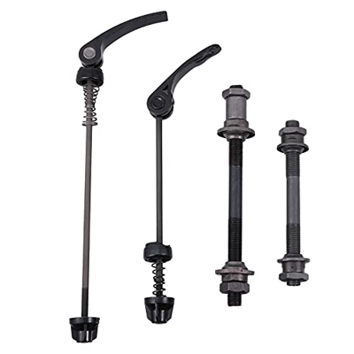 CLISPEED 2 Juegos De Piezas Rápidas Traseras De Carretera MTB Fit Hub Pincho Delantero Hueco para Bicicleta De Eje Y Rueda De Liberación De Eje De Mon