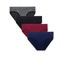 SHEKINI Mujer Suave Bragas Ropa Interior Hipsters Inconsútil Slips Pantalón(M,Color C1) características