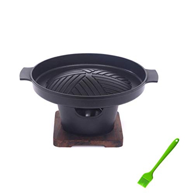 Desconocido Barbacoa de Interior al Aire Libre Parrilla de carbón Parrilla de Barbacoa portátil Hogar Doble Hombre Mesa de Barbacoa Parrillas BBQ Coci