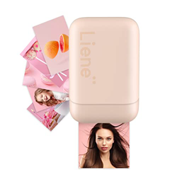 Mini Impresora Fotos Movil, Liene 2x3'' Impresora Fotográfica Smartphone con 5 Zink Papeles Adhesivos, Bluetooth 5.0, Compatible para iOS/Android, Min características