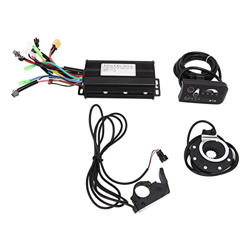 Kit de Controlador de Onda Sinusoidal 26A, Acelerador de Pulgar de Bicicleta Eléctrica Disipador de Calor 24V 36V 48V Protección de Circuito de Autoes en oferta