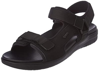 Igi&Co Uxf 16370, Sandalias Hombre, Negro, 44 EU
