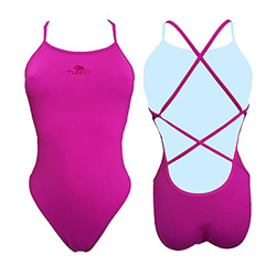 Turbo - Bañador Sinchro SINCRO Profesional Señora, Traje de Baño de Natacion Entrenamiento Competicion, Tira Estrecha Doble Capa (XL/36) precio