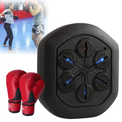 THERES Música Objetivo de Pared de Boxeo electrónico, máquina de Boxeo de reacción de reacción de Boxeo, Objetivo de Boxeo, reacción Ocular de la Mano