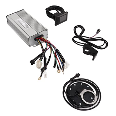 Aoutecen Kit de Controlador de Panel de Bicicleta Eléctrica, Kit de Conversión de Litio de Bicicleta Eléctrica Kit Completo Impermeable 30a para Motor