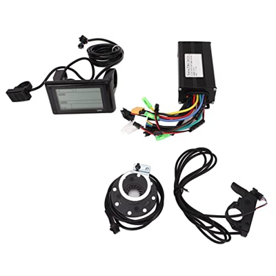 Kit de Controlador de Motor de Bicicleta Eléctrica, Controlador de Motor de 24V 36V 48V, Medidor PAS, Impermeable, Autoestudio, 3 Modos, Aleación de A