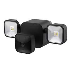Blink Outdoor + Floodlight: soporte con focos HD inalámbrico alimentado por pilas y cámara de seguridad inteligente, 700 lúmenes, detección de movimie precio