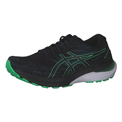 Asics Gel-Kayano 29, Running Shoe Hombre, Black/New Leaf, 42.5 EU