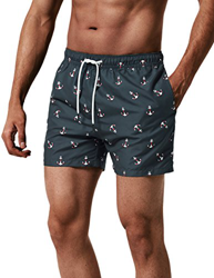 MaaMgic Ropa de Baño para Hombres Bañador para Vacaciones Short de Playa Natación Secado Rápido Piscina Ancla,Negro Ancla,XXL en oferta