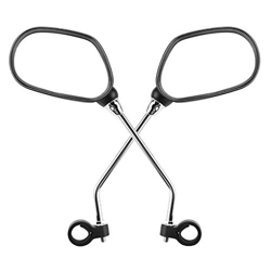 Bicycle Rearview Mirrors, Bike Handlebar Rearview Mirrors, Adjustable 360 Rotation Bicycle Rear View Glass Mirror, Cycling Wide Angle Bike Mirror for  en oferta