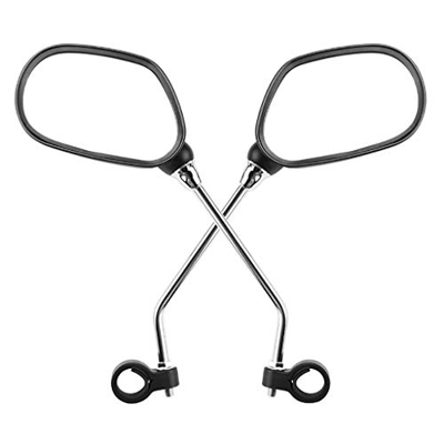 Bicycle Rearview Mirrors, Bike Handlebar Rearview Mirrors, Adjustable 360 Rotation Bicycle Rear View Glass Mirror, Cycling Wide Angle Bike Mirror for 