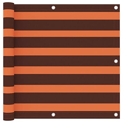 Inicio Productos-Pantalla Balcón Tela Oxford Naranja y Marrón 90x500 cm