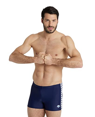 Arena Icons Solid Bañador corto para hombre, Navy, 80