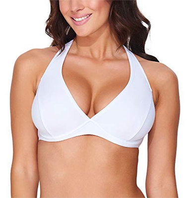 Merry Style Sujetador de Bikini Parte de Arriba Bañador Top de Traje de Baño Mujer 74RN24 (Blanco (0016), EU 75 B=ES 90 B)