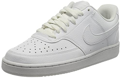 Nike Court Vision Lo Be, Zapatillas para Caminar Mujer, Blanco, 38.5 EU