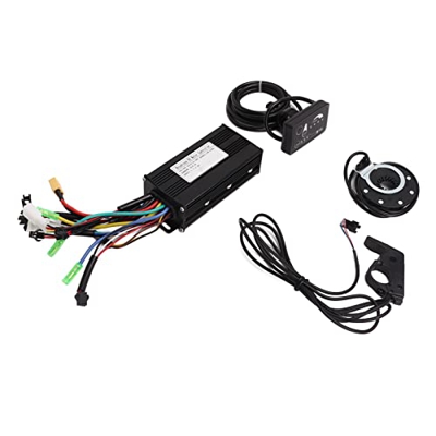 Aoutecen Acelerador de Pulgar para Bicicleta Eléctrica, Alta Dureza 24V 36V 48V 26a Kit de Controlador de Onda Sinusoidal Protección de Circuito Disip
