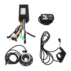 Controlador de Motor Acelerador de Pulgar, Gran Disipación de Calor Función de Autoestudio a Prueba de Agua 24V 36V 48V Aleación de Aluminio ABS Contr precio