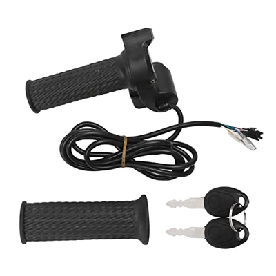 Empuñadura de Acelerador de Control de Velocidad de Bicicleta, Kit de Empuñadura de Acelerador de Bicicleta Eléctrica de Interfaz SM Piezas de Repuest