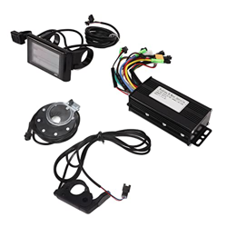 Kit de Controlador de Motor de Bicicleta Eléctrica, Controlador de Motor de Autoestudio Medidor PAS 24V 36V 48V 3 Modos Disipación de Calor Robusto pa precio