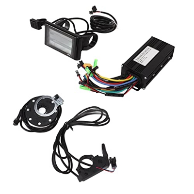 Controlador de Bicicleta Eléctrica Acelerador de Pulgar, Aleación de Aluminio ABS Plástico 3 Modos 24V 36V 48V Kit de Controlador de Motor de Biciclet