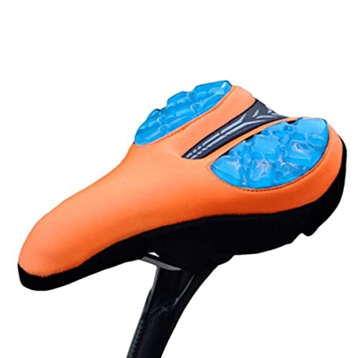 pansy Funda para Asiento de Bicicleta - Cojín de Repuesto para Asiento de Bicicleta de Espuma viscoelástica,Cojín de Asiento de Bicicleta cómodo y Tra