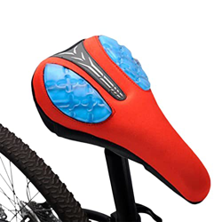 Storaffy Cojín para Asiento de Bicicleta,Funda de Asiento de Bicicleta Acolchada de Silicona Suave | Cojín de Asiento de Bicicleta cómodo y Transpirab en oferta