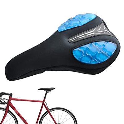 Rianpesn Cojín para Asiento de Bicicleta | Funda para Asiento de Bicicleta estática Acolchada con Espuma viscoelástica - Funda de sillín de Bicicleta 