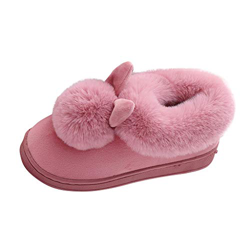 riou Hombre Mujer Invierno Antideslizantes Felpa Altas Densidad Memory Foam Slippers Lindo Cómoda Pantuflas Graciosas Transpirable Casual Adolescentes características