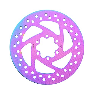 HDYS de Freno de Bicicleta Colorido Rotor de Freno de Bicicleta EléCtrica 145Mm de Bicicleta de MontañA Accesorios de Bicicleta