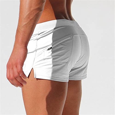 YUANYUAN520 8 Colores De Los Trajes De Baño Trajes De Los Troncos De Nadada del Boxeador Sunga Baño Hombre Transpirable Playa De Los Hombres Pone En C