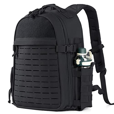 QT&QY 35L Mochila militar táctica de para hombres Mochila Militar Molle Pequeña Bolsa Bug Out Asalto EDC Bolsa de 3 días Mochila de moto para un día M