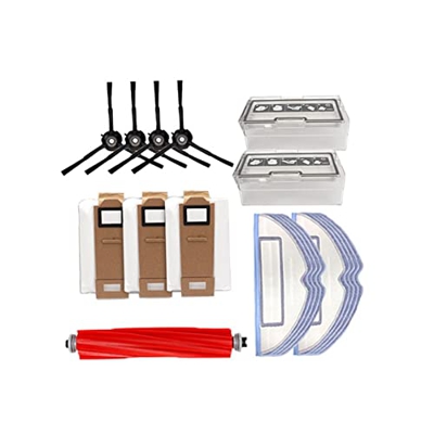 BOFLAX 20 Piezas para Robot de Barrido G10/T7S Plus/S7, Accesorios, Pantalla de Filtro, Cepillo Lateral, Soporte de Trapo, Cepillo Rodante, Caja de Po