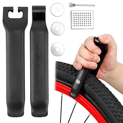 5 Pcs Universal Bicycle Tire Lever Kit - Sturdy Engineering Tire Bars Bike Tools - Long Lasting Multifunctional Tire Removal Tool for Road or Mountain