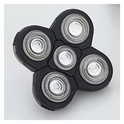 SXOPU Hombres 5 Blade Razor Reemplazo Cabezales de Afeitado for alternar Flotante Lavable eléctrico 5D Shaver Trimmers Kit CHOADS Cutter 4D Accesorios características