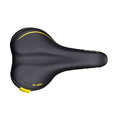 Asiento de Bicicleta Sillín Pro MTB Sillín Amplia Comodidad Suave PU Cuero Cojín de Bicicleta Asiento de Bicicleta Sillín Acolchado Sillín de Biciclet