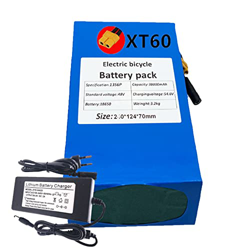 Paquete de batería de Litio para Bicicleta eléctrica de 48V 38Ah con Cargador de 54,6 V 2A y Placa de protección BMS Adecuada para Motor de 2000W T Pl características