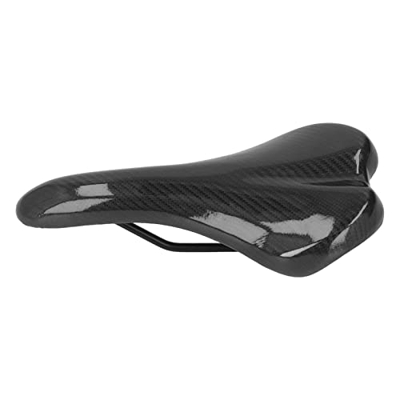 Demeras Asiento de Bicicleta, Esponja de Absorción de Impactos, Relleno de Espuma, Cojín de Asiento de Bicicleta Transpirable, Diseño Ergonómico Negro