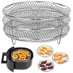 MAAF Freidora de Aire Accesorios-Tres bastidores apilables -Acero Inoxidable 304 para 4.2QT - 5.8QT freidora de Aire, Horno, Olla a presión precio