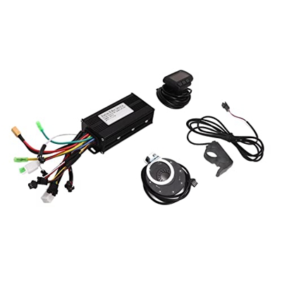 Uxsiya Kit de Controlador de Motor de Bicicleta Eléctrica, 500W 750W Controlador de Motor Eléctrico de Buena Refrigeración a Prueba de Agua 24V 36V 48