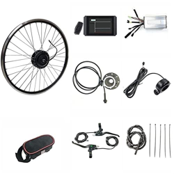 Samnuerly Kit de conversión de Bicicleta eléctrica 20"/ 24" / 26"/ 27,5" / 28"/ 29" / 700C, 36V, 500W, para Rueda Trasera, con Pantalla (36V 28 Pulgad características